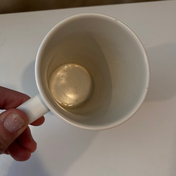 Starbucks Coffee Mug White Ceramic 12oz Green Logo Drink Order Chart - Picture 5 of 5